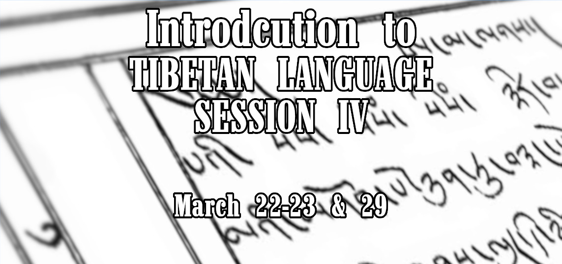 Tibetan Language IV